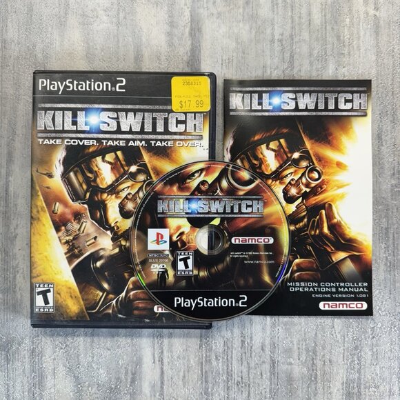 Kill Switch (Playstation 2 PS2) Complete In Box CIB tested working - Picture 1 of 4